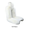 thumbnail image 5 of yotijar Car Seat Cover Plush, Car Seat Pad, Winter Protector Front Seat Cover, Auto Seat Cover for Auto SUV Trucks Adult Man Women White, 5 of 5