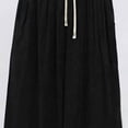 thumbnail image 5 of Vrorvz Plus Size Wide Leg Pants for Womens Drawstring Elastic Waist Palazzo Lounge Pant with Pockets 3X-5X, 5 of 6