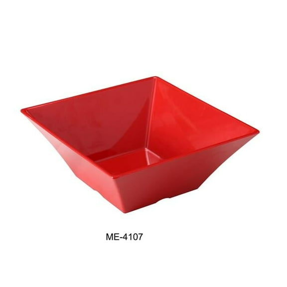 Yanco ME-4107 Mexico Bowl, Red - 2 qt. - Pack of 24