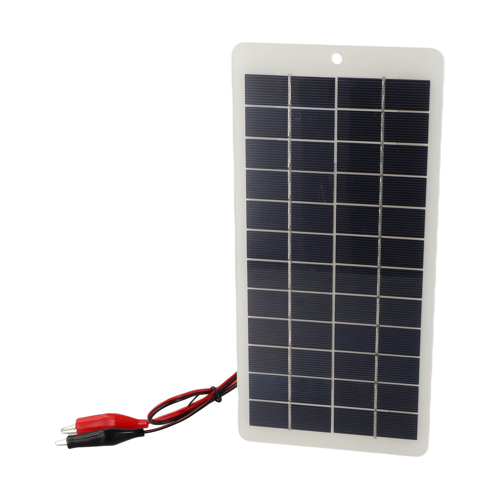 Leke 10W12V Portable Polycrystalline Solar Panel with Clip for Charging 9-12V Battery