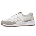 thumbnail image 4 of Zapatos de golf New Balance 997 SL para hombre, blanco/gris, impermeables, 12 unidades, 4 of 6