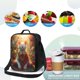 thumbnail image 4 of Disketp Sunshine Flower Meditating Cat Bolsa Térmica Estampada para Almuerzo, Lonchera para Hombres y Mujeres Adultos, 4 of 7