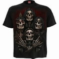 thumbnail image 1 of Spiral - FACES OF GOTH - T-Shirt Black, 1 of 3
