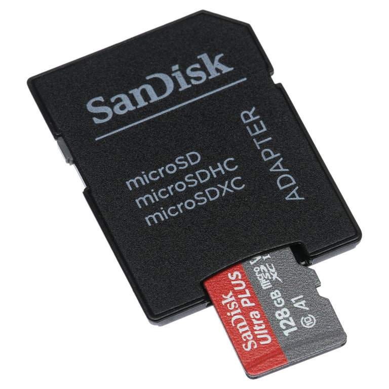 SanDisk 128GB Ultra® Plus MicroSD™ UHS-I Memory Card - Class 10, V10 -  SDSQUB3-128G-ANCMA