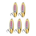 thumbnail image 2 of Cucharas de Pesca kusrkot de fundición larga para cebos de Jigging de gran distancia Oro 32g, 2 of 8