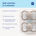 thumbnail image 3 of MAM Supreme Night Pacifier, 6+ Months, Girl, 2 Count, 3 of 6