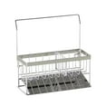 thumbnail image 2 of kkbbma under $5 Kitchen Sink Rack - Kitchen Sink Rack Stainless Steel Paste Countertop Storage Rack Dividable Rack, 2 of 8