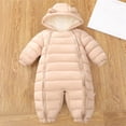 thumbnail image 4 of Ruyang Toddler Puffer Snow Pants Baby Boys Girls Winter Warm Snowsuit Zip Up Quilted Down Overalls Windproof Ski Bibs Outfit, 4 of 4