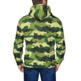 thumbnail image 5 of Zip Up Hoodies for Men - Camo Green Classic Long Sleeve Comfrt Men'S Fashion Hoodies & Sweatshirts, Jackets for Men Hoodies Pullover Clothing Clothes with Pouch, 5 of 5