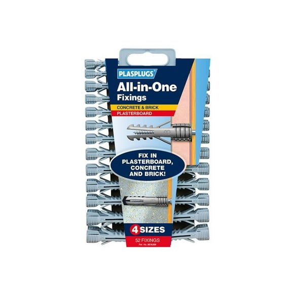 Plasplugs - MFA 500 Fixations Tout-en-un Assorties (52)