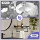 thumbnail image 5 of Estante de cristal para baño SFGSOWOR de 40 cm con toallero negro mate, 5 of 8