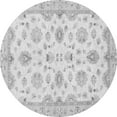 thumbnail image 1 of Ahgly Company Indoor Round Oriental Gray Traditional Area Rugs, 5' Round, 1 of 4