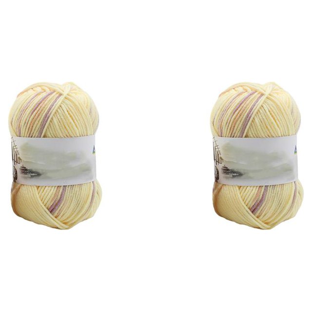 Naiovety Suéter hilo de tejer DIY tejido a mano ganchillo hilo de algodón de leche para chal gorro boina gorra alfombra ganchillo No.12 2Conjunto