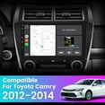 thumbnail image 2 of Android Car Radio Compatible for Toyota Camry 2012 2013 2014, 10 Inch Touch Screen with GPS/FM/WiFi/USB, Support SWC, Wireless Carplay Android Auto, 2 of 19