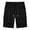 Black, variant on Satankud Men's Casual Cargo Shorts Classic Relaxed Drawstring Stretch Elastic Waist Beach Shorts with 5 Pockets CAMO DarkGrey-44