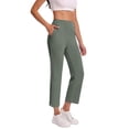 thumbnail image 2 of Work Pants for Women High Waist Stretch Formal Dress Suit Pants Casual Business Slim Fit Office Trousers Slacks, 2 of 6