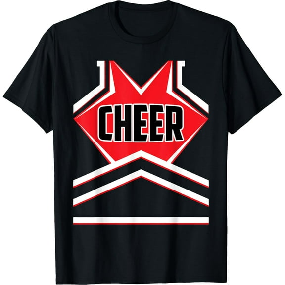 Funny Cheerleader Uniform Cosplay DIY Costume Halloween Day T-Shirt