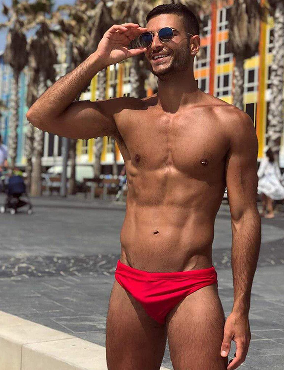 AIMTYD Sexy Men Swimwear Gay Swimsuits 