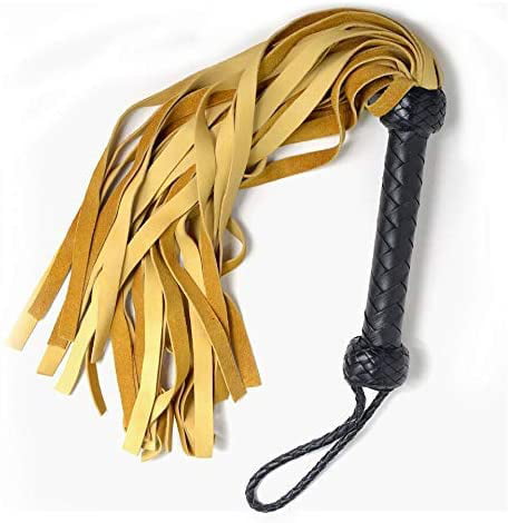 3 ft, Light Blue Handmade Genuine Leather Whip Cattle Flogger Horse & Bull Sturdy Training Whip Bare Sutra Horse Crop Flogger Heavy Duty Cow Hide Leather Plait Handle with Wrist Wrap Animals