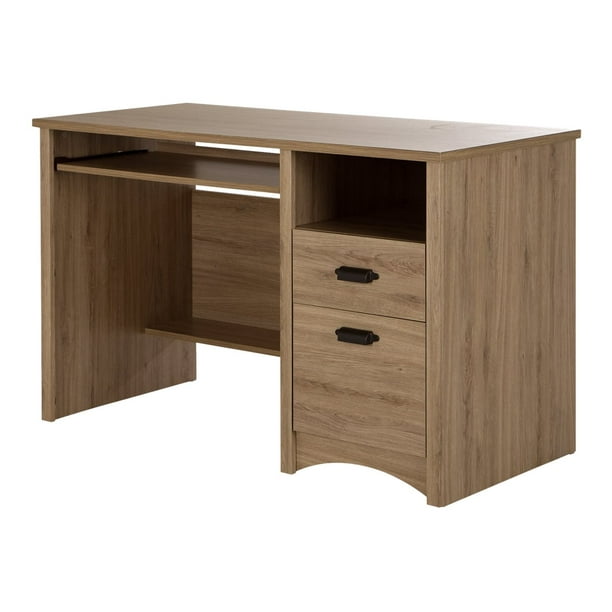 South Shore Gascony Computer Desk with Keyboard Tray, Multiple Finishes