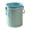 Blue, variant on VKLU Aesthetic Metal Pen Holder, Durable Painted Tin Pail for Scholars and Vanity Organization, Soft Pastel Pink