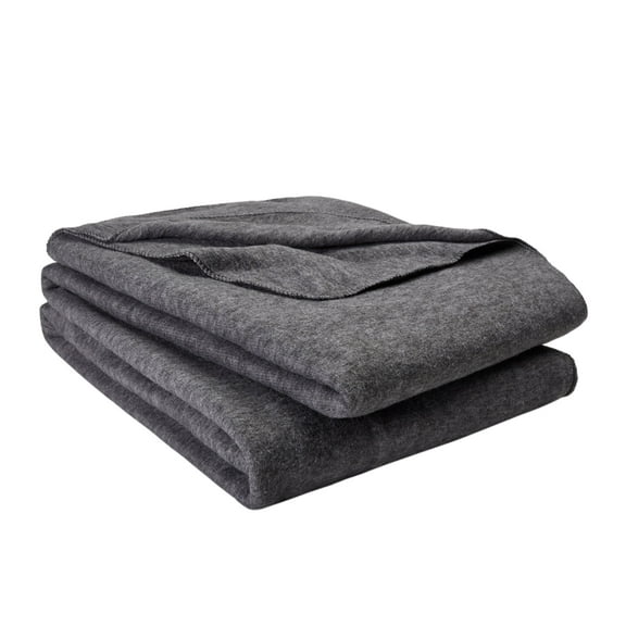 Mainstays Super Soft Fleece Bed Blanket, Twin/Twin-Xl, Grey
