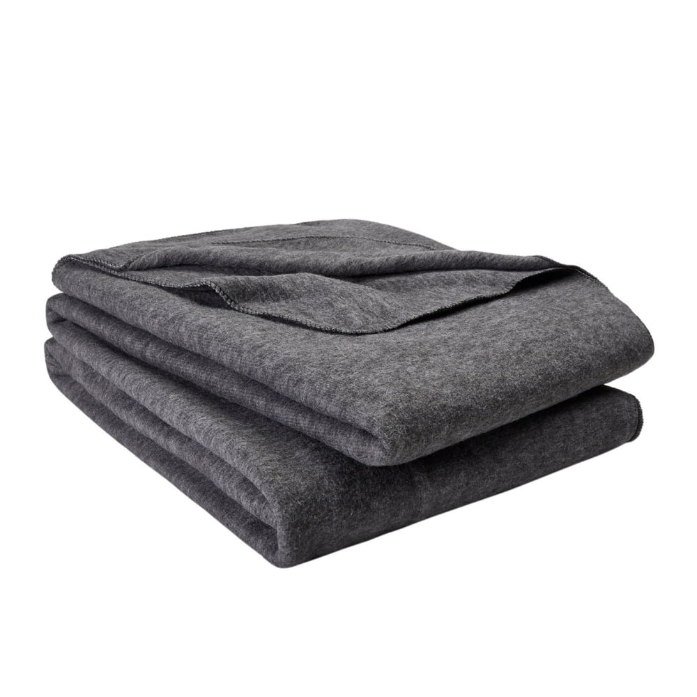 Mainstays Value Bed Blanket, Twin/TwinXl, Grey