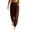 BQ44_Coffee, variant on Petite Sweatpants Women Trendy Elastic Waist Bottom Lounge Pant Lightweight Baggy Joggers with Pocket White S
