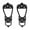 M, variant on 1 Pairs Non Slip Gripper Spikes for Shoes Ice Traction Cleats Walk Traction Cleat for Boots Shoe Spikes for Snow and Ice with Durable 8 Steel Studs Crampons,M