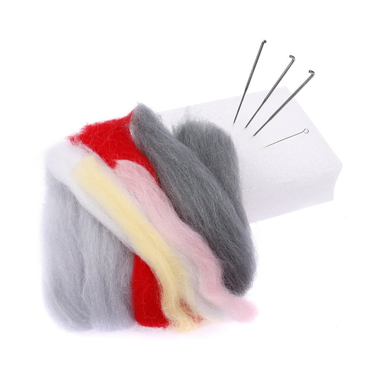 MageCrux Unfinished Felt Kit Penguin Wool Needle Felt Kit Package DIY  Handmade Doll Toy 