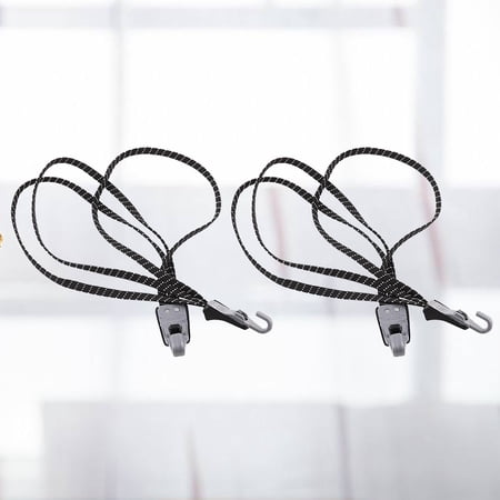 GETAJGHSD Bike Luggage Strap 2Pcs Wide Elasticity Black for Bulky Luggage Security
