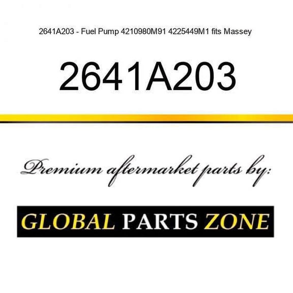 2641A203 - Fuel Pump 4210980M91 4225449M1 fits Massey / Perkins