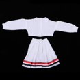 thumbnail image 4 of Cute Dolls plisada para Takara Neo Blythe Azone Doll Blanco perfke muñecas top y traje de falda, 4 of 9