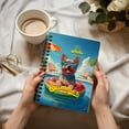 thumbnail image 3 of Hello Summer Yorkshire Terrier Pool Day on Watermelon Float Spiral Bound Journal Yorkie Dog Lover Gifts 5x7in Spiral Notebook - 13008, 3 of 5