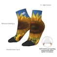 thumbnail image 6 of Pofeuu Sky Golden Sunflower Field Print 30cm Socks, Adult Running Hiking Socks for Youth and Adult, 6 of 7