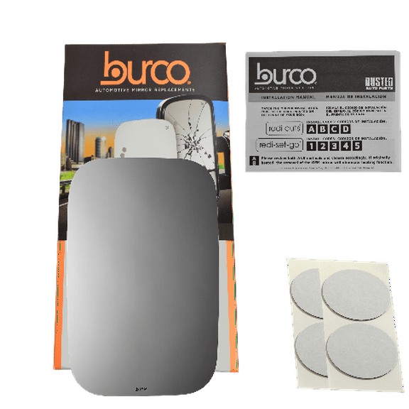 Burco Side View Mirror Replacement Glass - Clear Glass - 2716