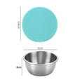 thumbnail image 6 of Oiur 50 ml Sauce Cup Leak-proof Large Capacity Stainless Steel Small Seasoning Bowl with Silicone Cover Home Supplies, 6 of 8