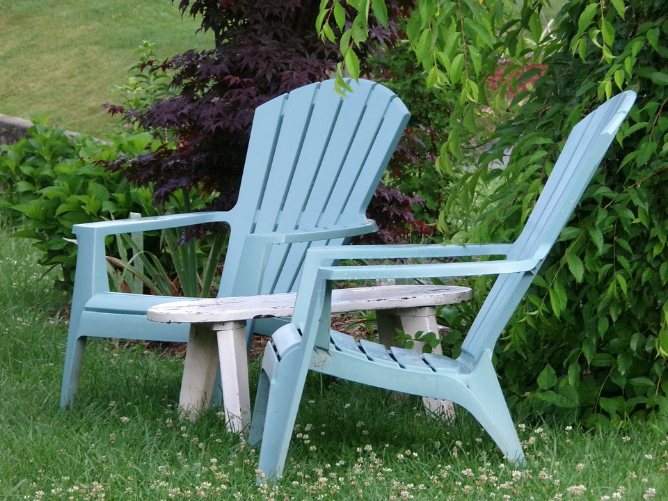 LAMINATED POSTER Relaxation Adirondack Summer Chair Outdoor Poster Print 24 x 36 by