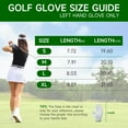 thumbnail image 5 of OZERO Women's Golf Gloves Premium Sheepskin Left Hand | Lightweight & Extra Grip, 5 of 8