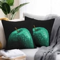 thumbnail image 2 of Outdoor Waterproof Throw Pillow Covers Set of 2 Turquoise Fruit Decorative Pillowcases Square Outdoor Pillows Cushion Case 16x16 Inch Berry Drops Patio Pillows for Couch Sofa Bed Garden, 2 of 9
