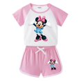 thumbnail image 1 of 2023 Kids Cartoon Disney Minnie Mickey Mouse Clothes Sets 100%Cotton Baby Sports Sets Boy Girl Tee+ Shorts Sets Toddler Suit8T Gao Jinjia LED, 1 of 2