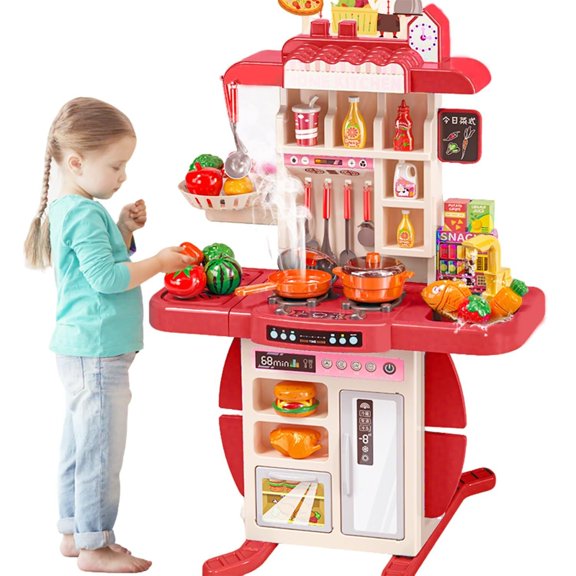 Cocina de Juguete para Niños, Juguete de Cocina Interactivo, Ideal para la interacción Diaria Entre Padres y niños Mayores de 3 años y desarrolla Habilidades básicas para la Vida.