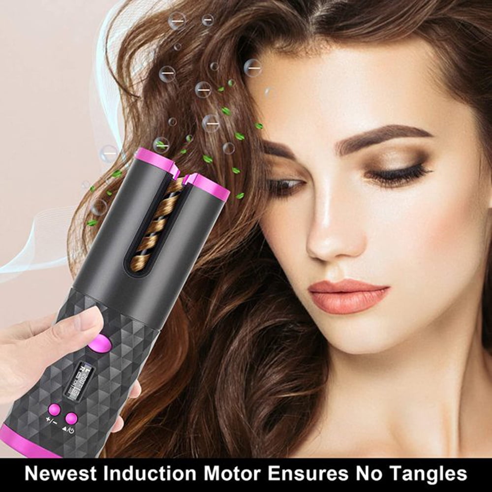 Hair Curling Iron Cordless Automatic Curling Wand Mauritius Ubuy