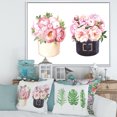 thumbnail image 2 of Designart 'Peonies and Rose With Flower Box' Farmhouse Framed Canvas Wall Art Print, 2 of 5