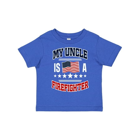 

Inktastic My Uncle is a Firefighter Nephew Gift Toddler Boy or Toddler Girl T-Shirt