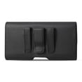 thumbnail image 2 of Horizontal Black Leather Magnetic Extra Pocket Case is compatible with Samsung Galaxy s25 , s24 , s23 , S22 , S21 , S20 Regular size Phone with any cover on. Will NOT fit Ultra or Plus size phones., 2 of 3