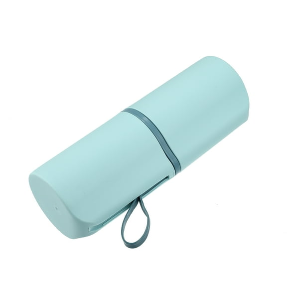 Unique Bargains 1 Pcs Toothbrush Case Traveling Toothbrush Holders Case PP Sky Blue 21x7x8cm
