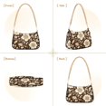 thumbnail image 7 of FORMRS Womens Shoulder Bag with Chain Strap Clutch Purse Cute Tote Handbag, Brown Floral, 7 of 7