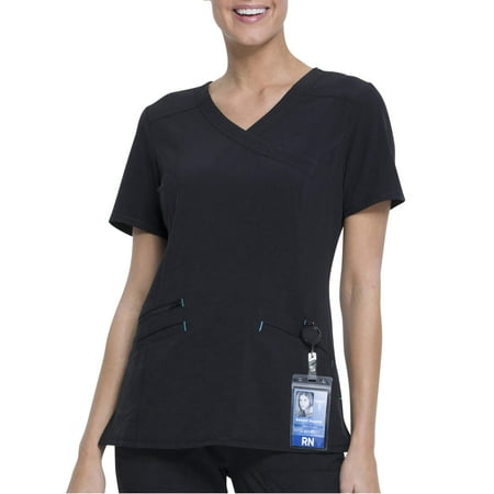 Scrubstar Women's Fashion Premium Performance Mock Wrap Scrub (Best Medical Scrubs Brands)