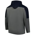 thumbnail image 3 of Men's Fanatics Navy/Gray Michigan Wolverines Big & Tall Pieced Full-Zip Hoodie Jacket, 3 of 3